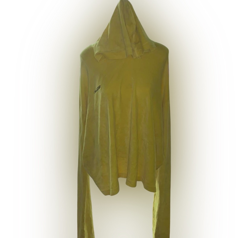 EXTRA LONG OVERSIZED VELVET HOODIE